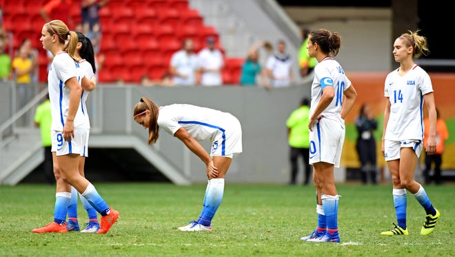 U S Women S Soccer Out Of Rio Olympics After Stunning Loss To Sweden U S Women S Soccer Out Of Rio Olympics After Stunning Loss To Sweden