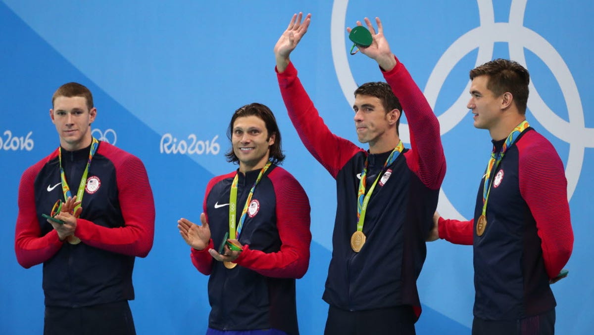 Michael Phelps through the years
