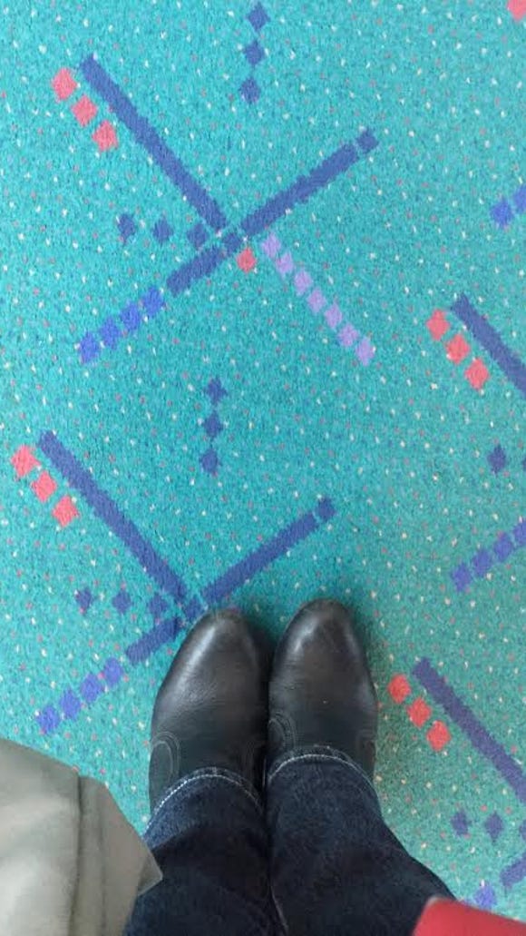 Get a piece of the world's most famous airport carpet