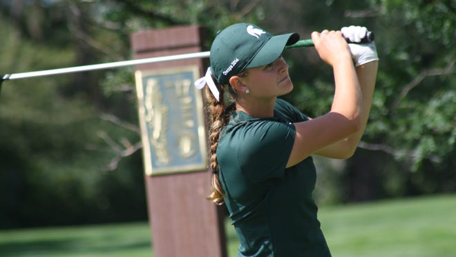 Former Michigan State golfer Lindsey McPherson won the Michigan Women's Open this week.