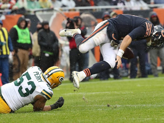 Green Bay Packers outside linebacker Nick Perry (53)