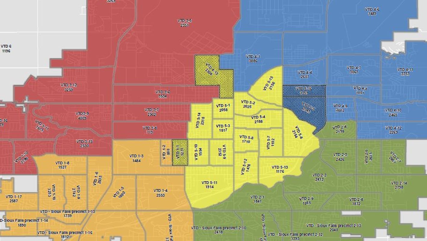 Detailed Map Of Sioux Falls