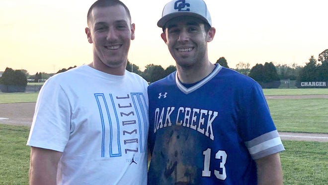 Doran Turchin (left) and Alex Binelas (right), both of Oak Creek, were taken in the MLB draft on Wednesday.