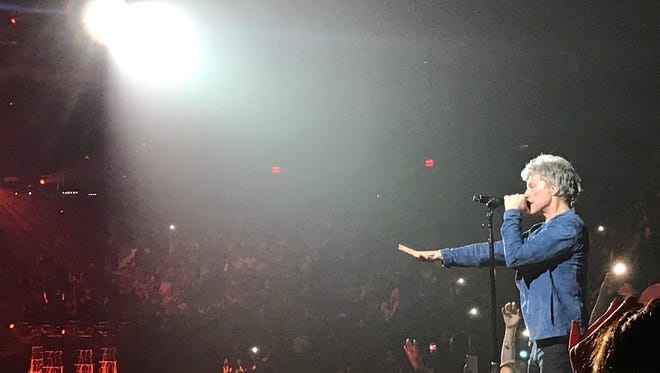 Bon Jovi at Madison Square Garden on May 9, 2018.