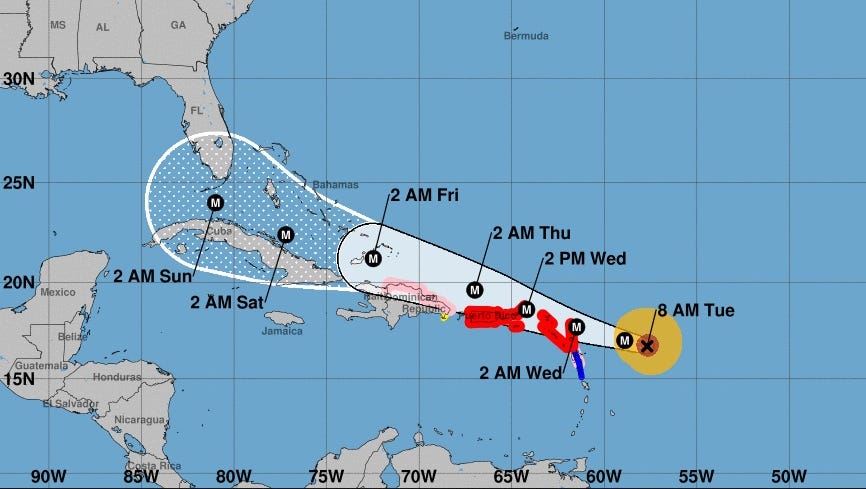 irma where is it now