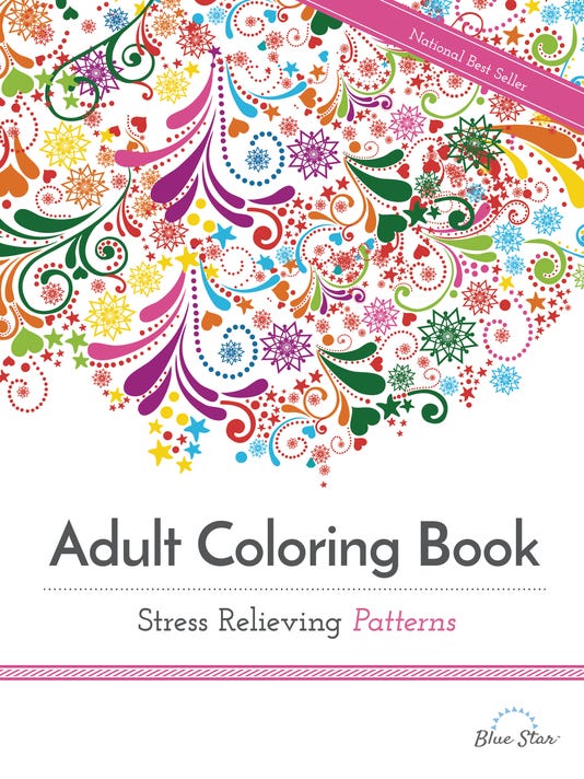 Adult coloring books promise stress relief