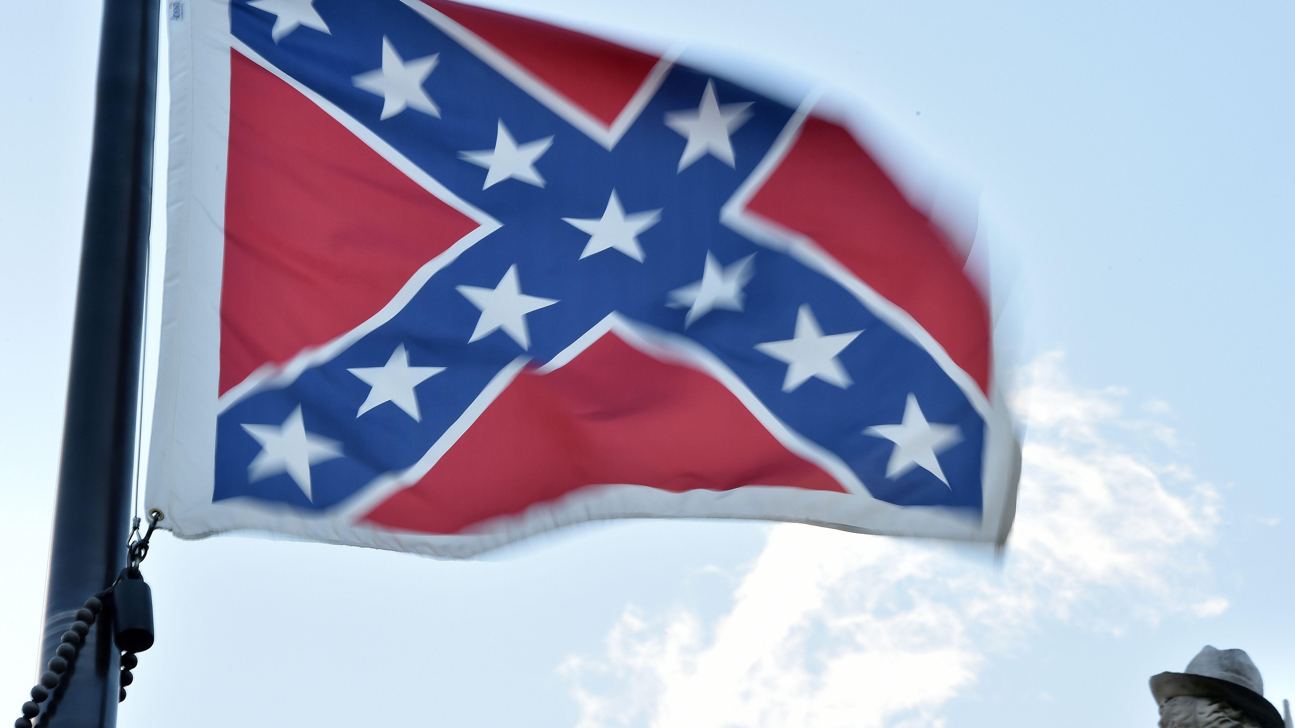 The confederate flag was the first official national flag of the confederac...