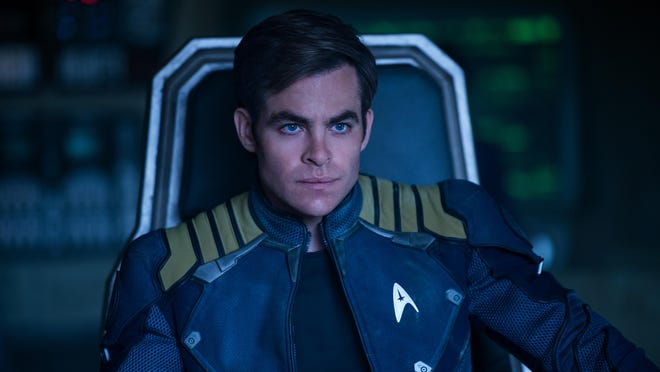 Chris Pine plays Kirk in “Star Trek Beyond.”