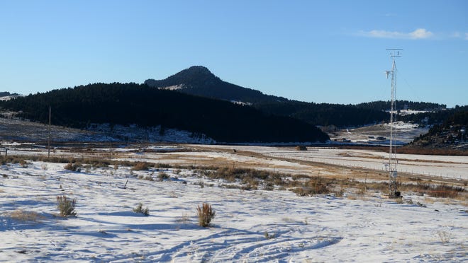 Black Butte appears on the horizon. Tintina’s Black Butte copper project is proposed 17 miles north of White Sulfur Springs.
