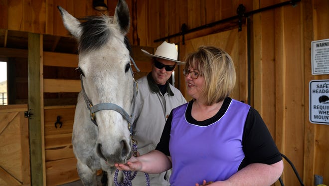 Kelly Speidel and her husband Ken have opened a horse boarding stable, Paard Yard, in Cascade.  Speidel likes to call it a hotel for horses which even includes a warm water horse shower.