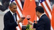 President Barack Obama, left,  and Chinese President
