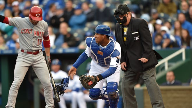 Royals catcher Salvador Perez leads the American League All-Star voting.