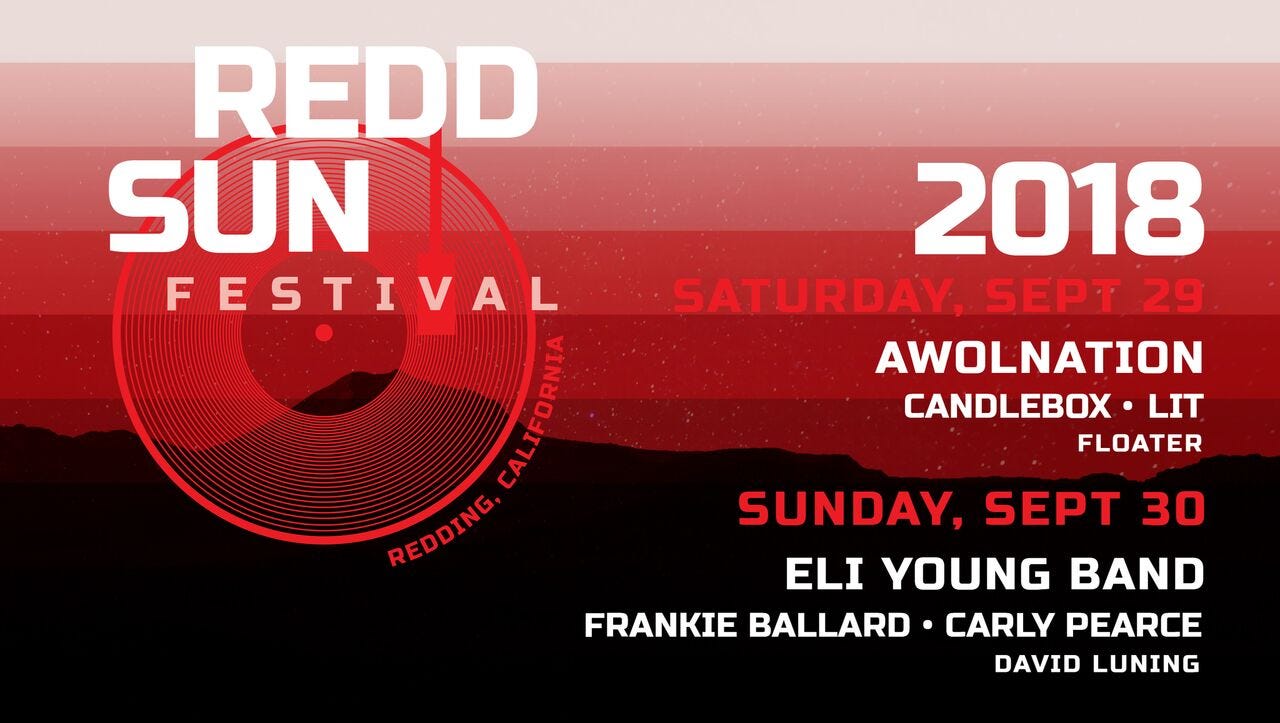 Awolnation, Eli Young Band headline Redd Sun Festival