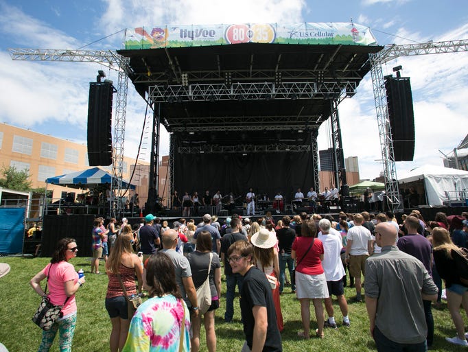 Canby performs during 80/35 Music Festival Saturday,