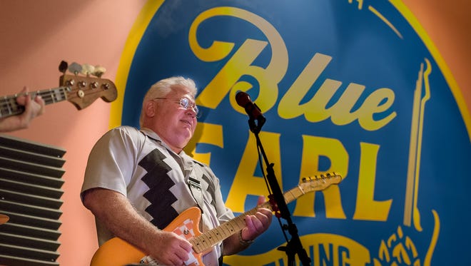 Paul Ruggiero and the Blue Cat Blues band performs in The Juke at Blue Earl Brewing Company on Saturday night in Smyrna.