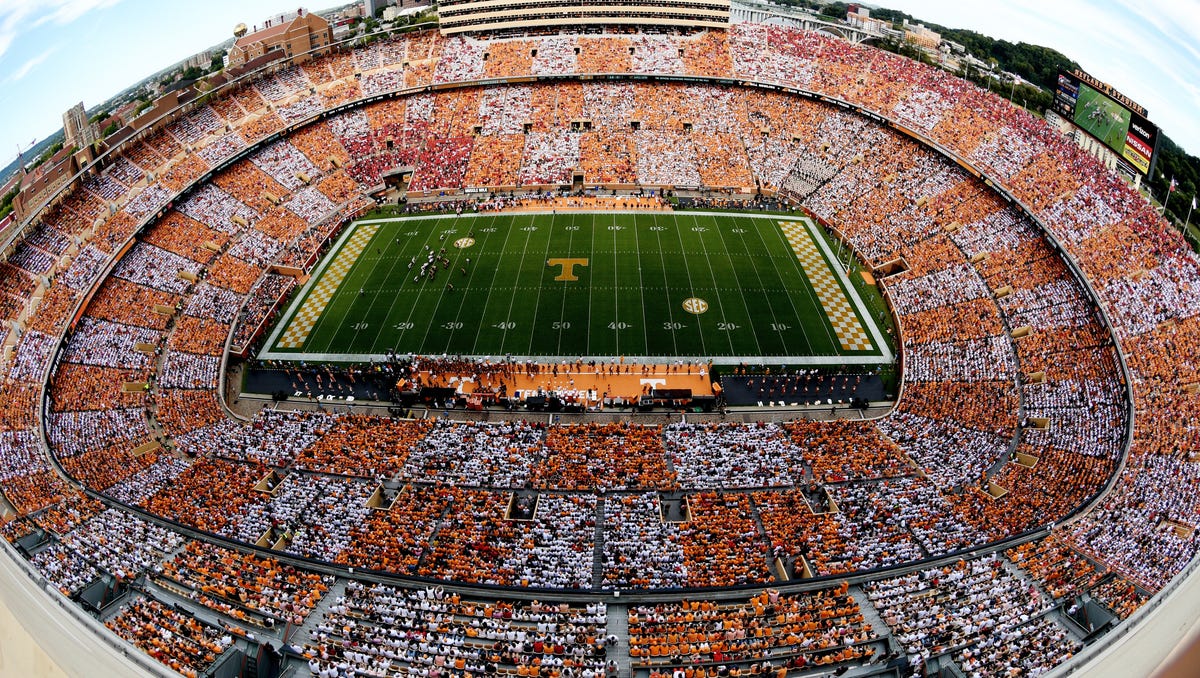 Vanderbilt Vs Tennessee Football Commodores On Neyland Stadium Noise