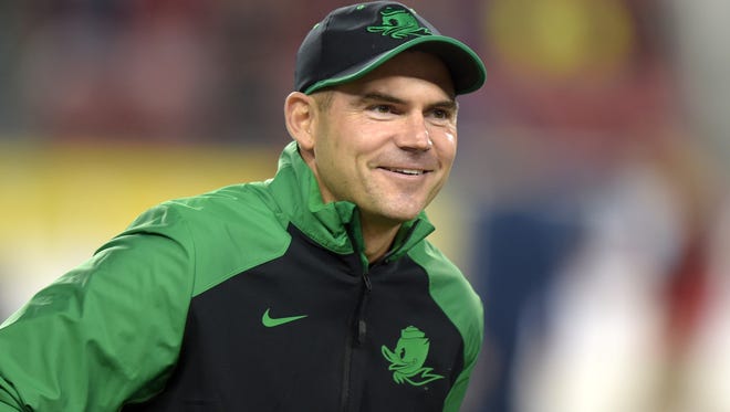 Oregon coach Mark Helfrich will have plenty of reason to smile if the Ducks are successful in the College Football Playoff, including a possibly hefty raise.