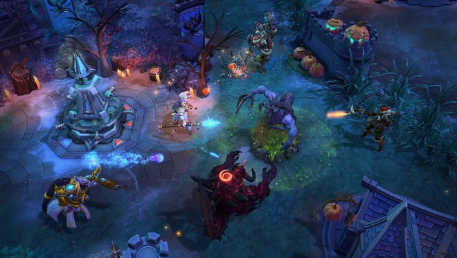 "Heroes of the Storm" features a collection of Blizzard characters such as Starcraft's primal zerg Dehaka.