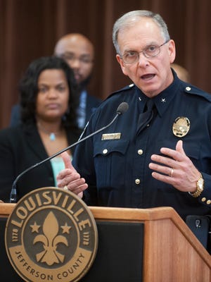 Louisville Metro Police Chief Steve Conrad earlier this year.