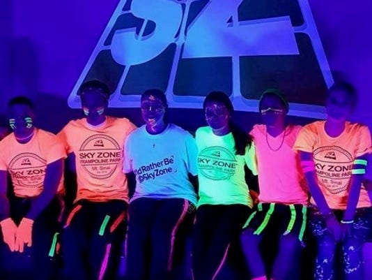 Sky zone glow night coupon