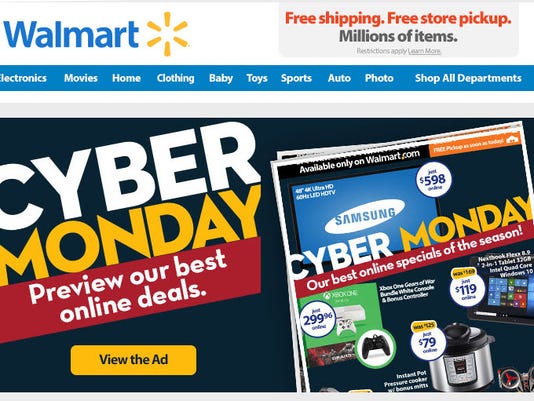 Cyber Monday arrives on Sunday at Walmart