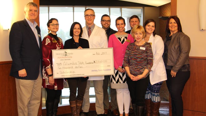 The Morning Pointe Foundation awarded a $2,000 scholarship to a Spring Hill man.