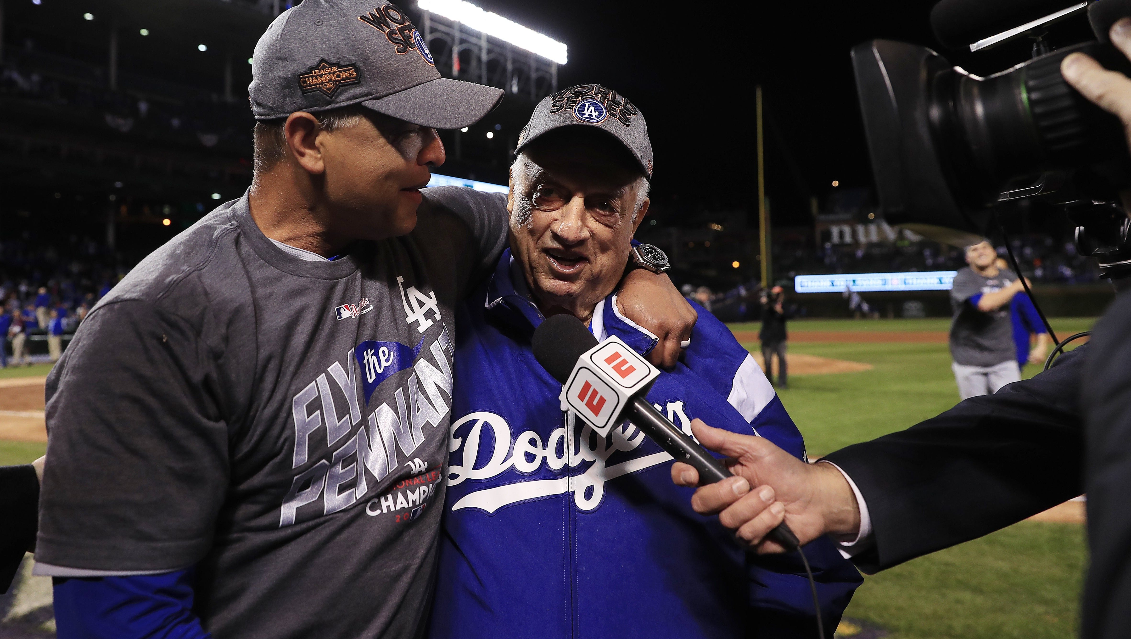 Tommy Lasorda's profane, inspiring World Series advice for Dave Roberts