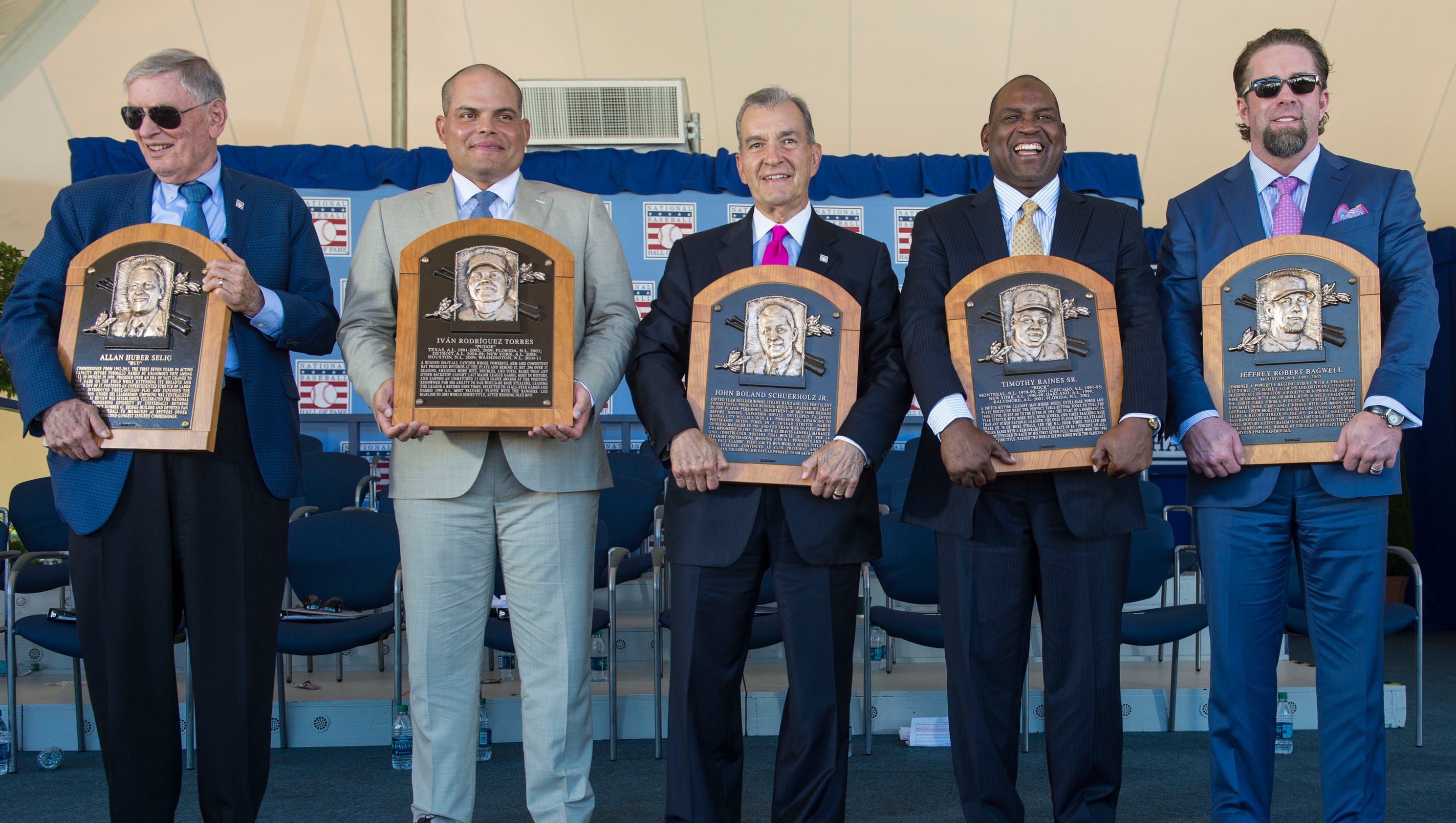 Baseball Hall of Fame induction: Raines, Bagwell, Rodriguez