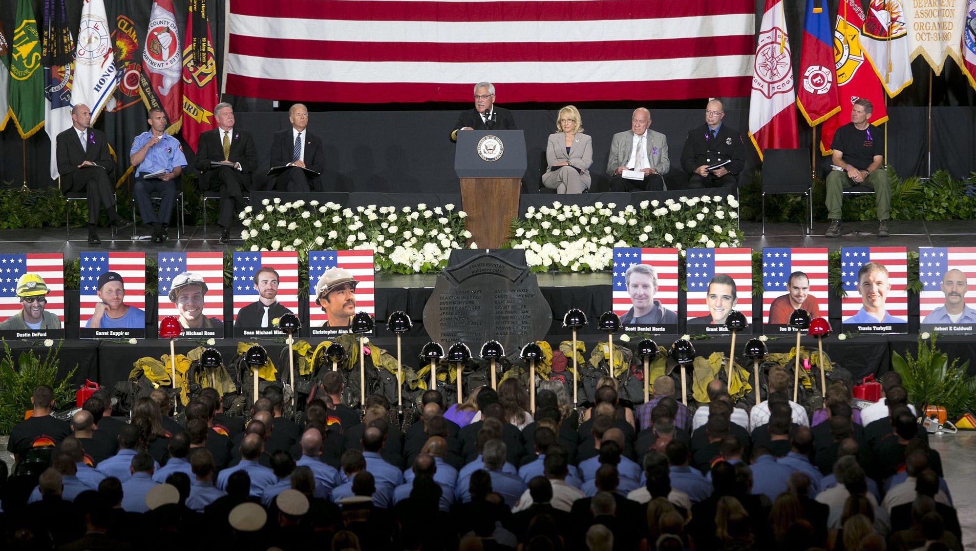 Yarnell fire 19 hotshots remembered on anniversary of their death