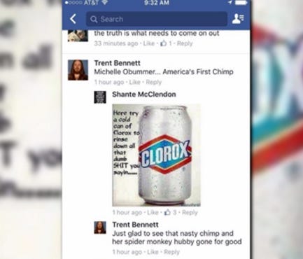 Facebook post by Trent Bennett.