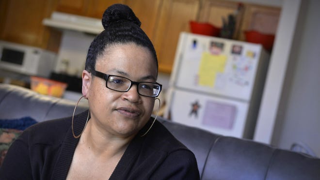 Cosetta Roundtree talks at her St. Cloud apartment June 9 about her son, Solomon’s struggles with mental health and drug use.