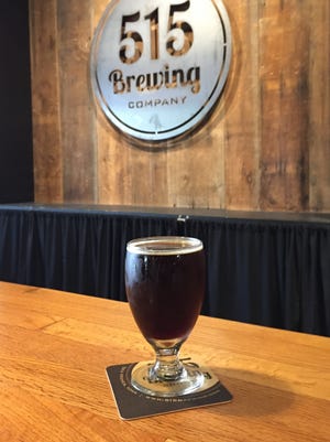 A glass of "#Quadgoals," the latest Iowa beer to win gold at the Great American Beer Festival. The beer marks the second gold medal win for Clive-based 515 Brewing Co.