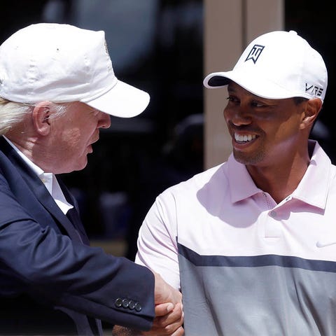 Tiger Woods and Jack Nicklaus have played many...