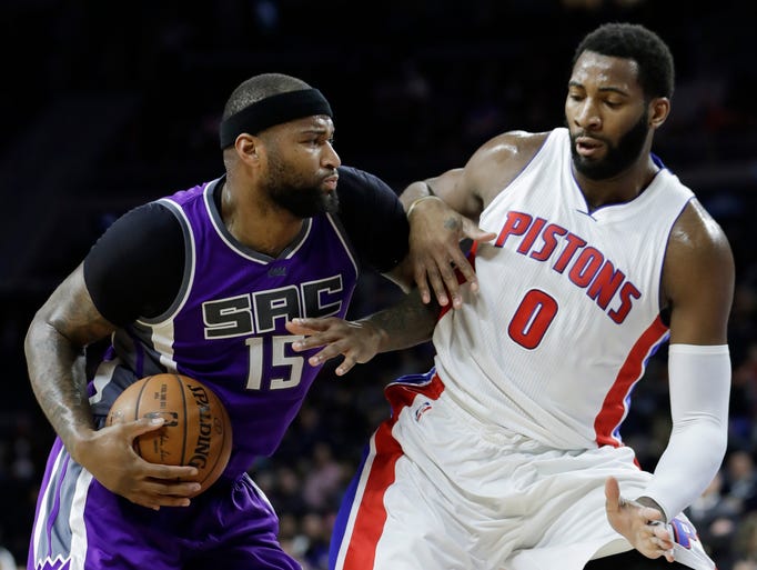 Sacramento Kings forward DeMarcus Cousins (15) runs