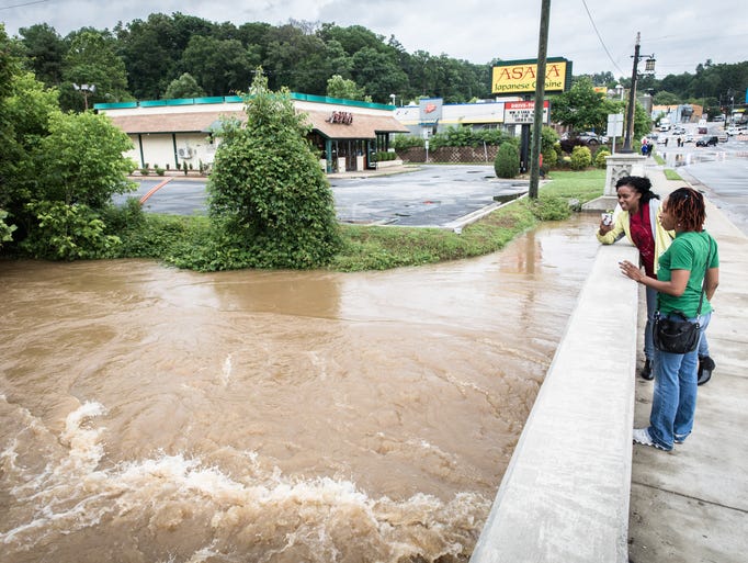 Asheville floodwaters send Biltmore area scrambling