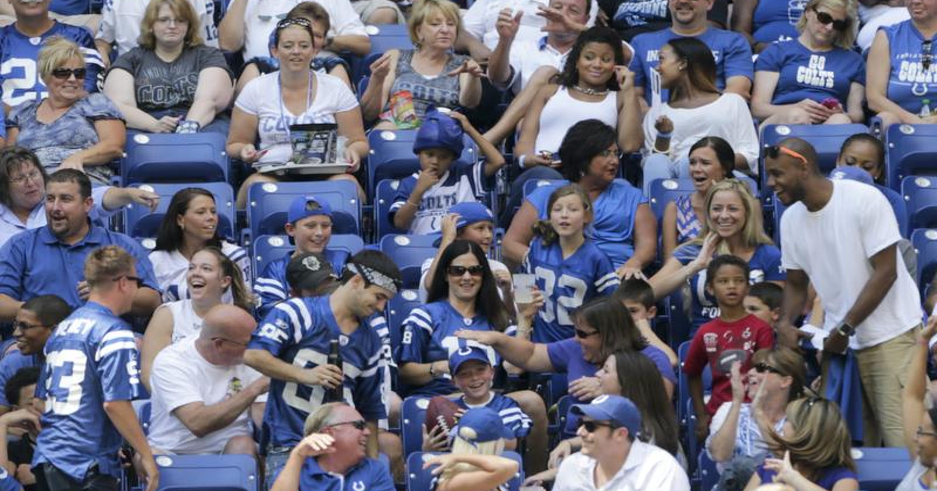 Where do Indianapolis Colts fans rank in terms of loyalty?