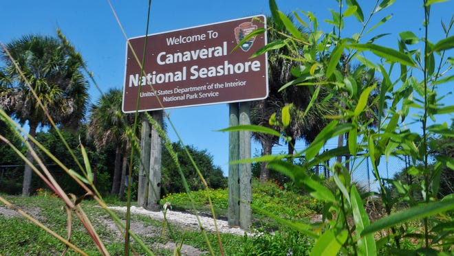 Entrance to the Canaveral National Seashore.