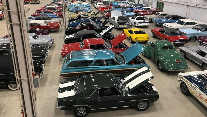 IndyStar had a chance to take an early sneak peek at some of the cars that will be up for auction during the annual Dana Mecum Spring Classic Auction at the Indiana State Fairgrounds.