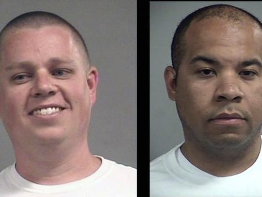 Kenneth Betts, left, and Brandon Wood