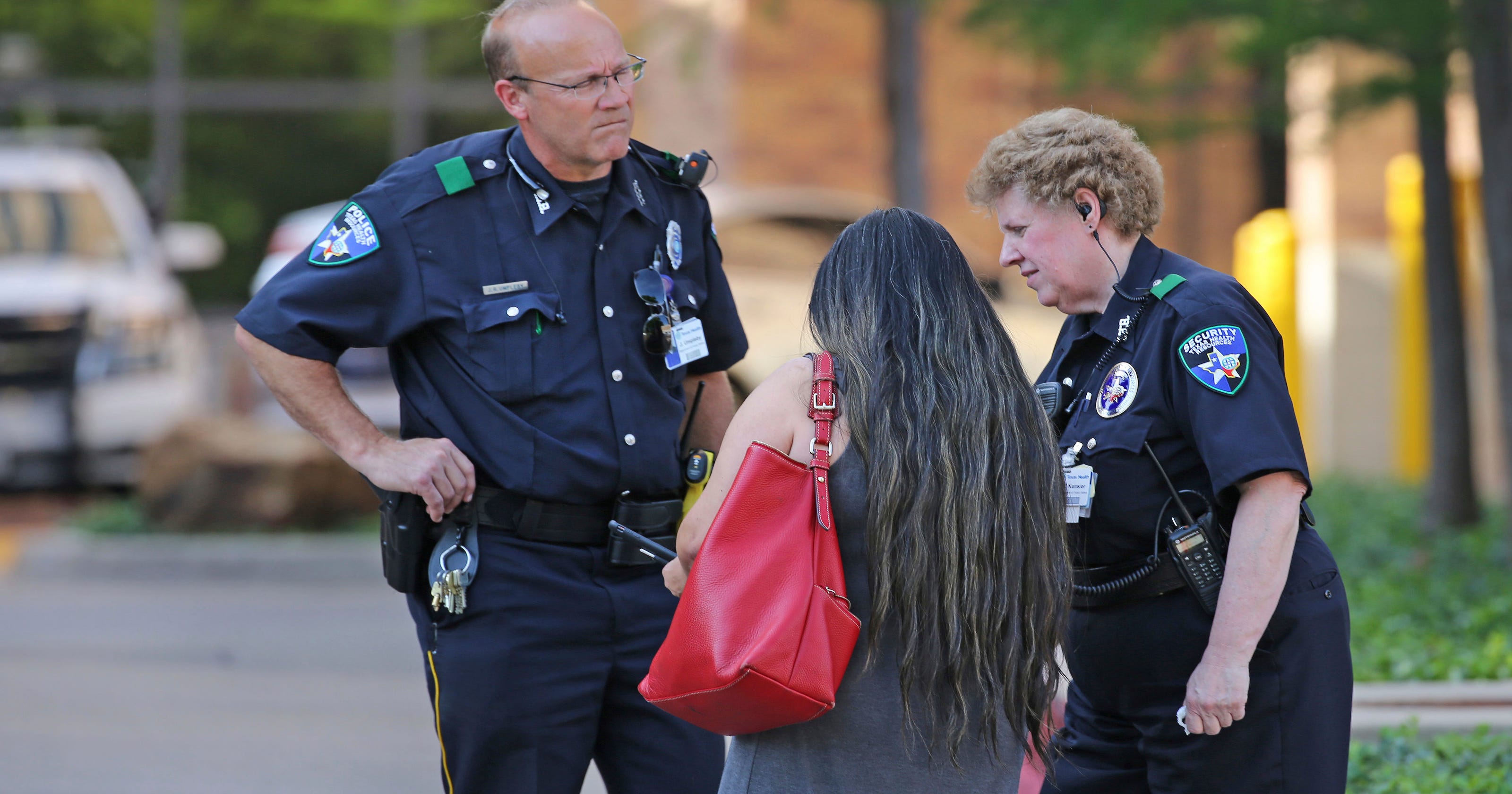 Dallas Police Officer Crystal Almeida of El Paso shot at Home Depot