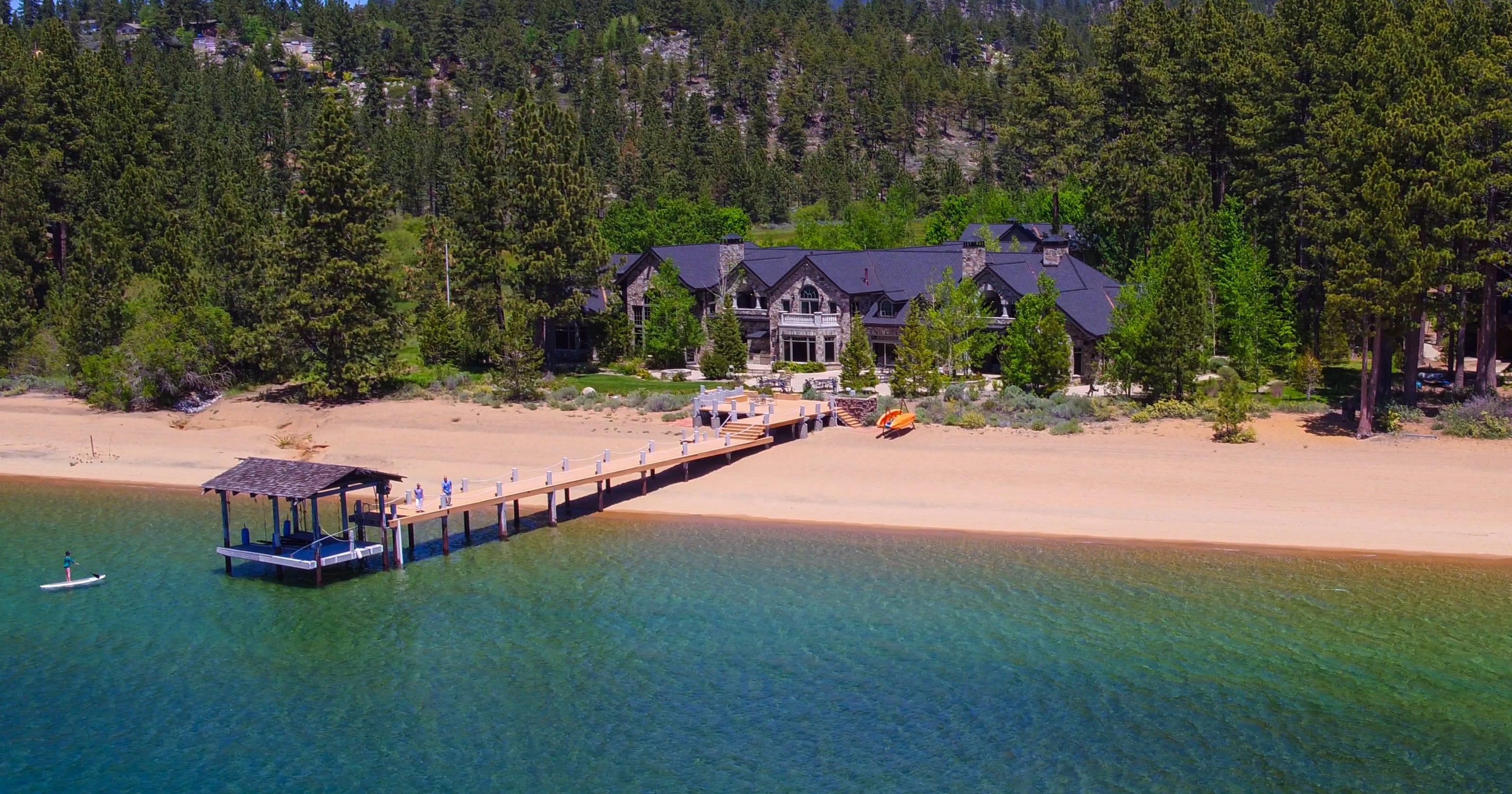 Inside the 47M Lake Tahoe home with a rare 400foot private beach