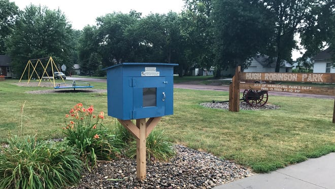 One of six new Little Free Libraries in Harrisburg. A 'kick-off' for the new libraries will be held Monday, July 31, 2017.
