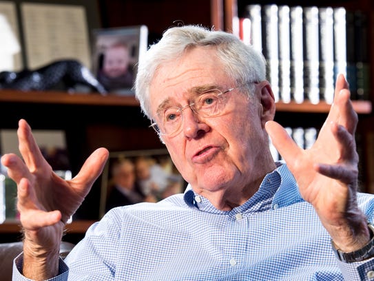 Charles Koch, Chairman and CEO of Koch Industries,