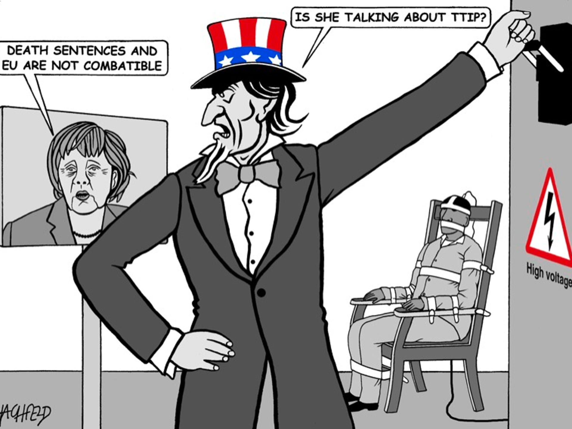 Editorial cartoons Death penalty