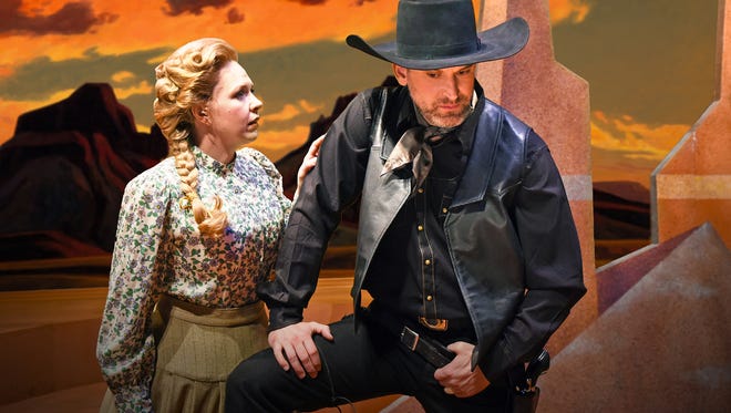 Karin Wolverton and Morgan Smith star in Arizona Opera's "Riders of the Purple Sage."