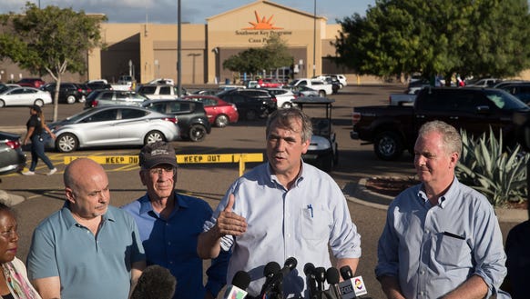 Sen. Jeff Merkley of Oregon gives a statement regarding