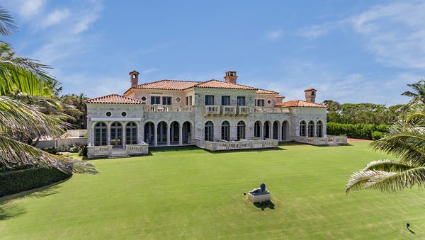 Here's a dream home for sale: This Palm Beach...