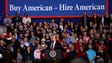 Trump speaks to auto workers at the American Center