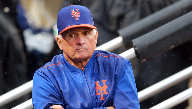 New York Mets manager Terry Collins during the sixth inning against the Cincinnati Reds at Citi Field on June 27, 2015.