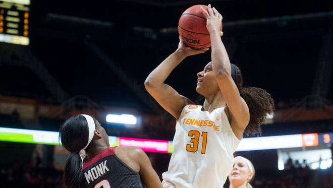 Tennessee's Jaime Nared and the Lady Vols take aim at Dayton to start the NCAA tournament with a 73.9 points per game scoring average.